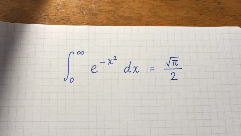 Handwritten Integral